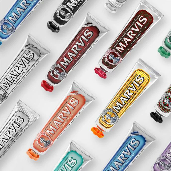Teeth Whitening Marvis Toothpaste - Pasta Gigi Marvis Whitening Peppermint Freshen