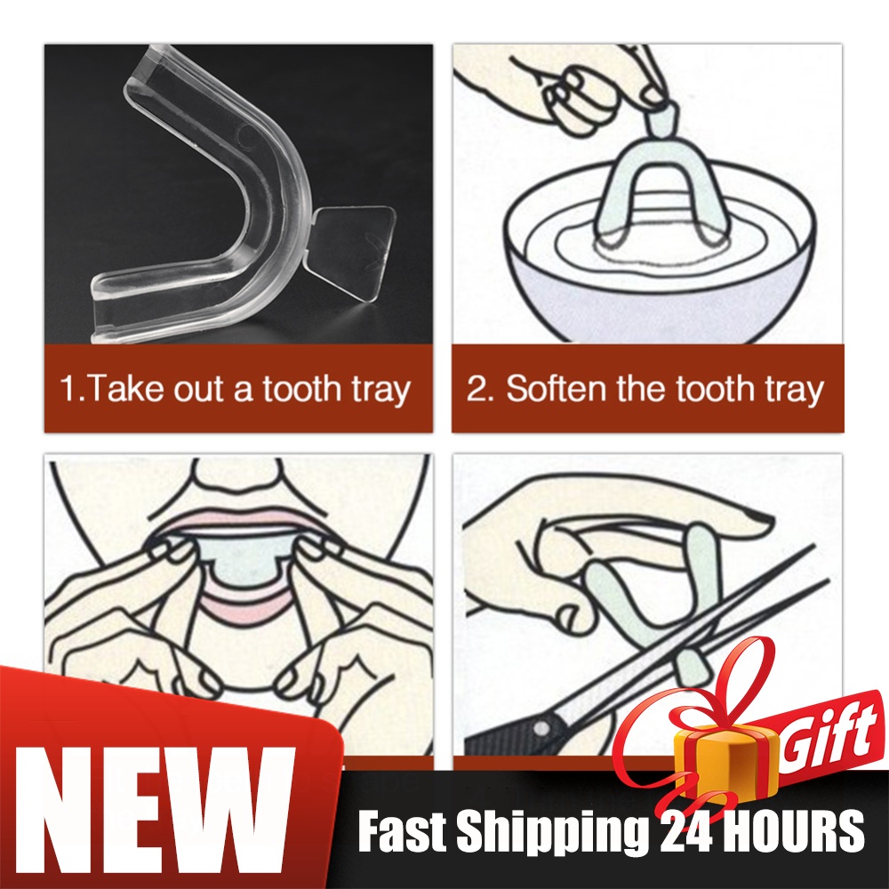 Teeth Whitening With Trays - 2/4 Buah Set Kawat Gigi Ortodontik