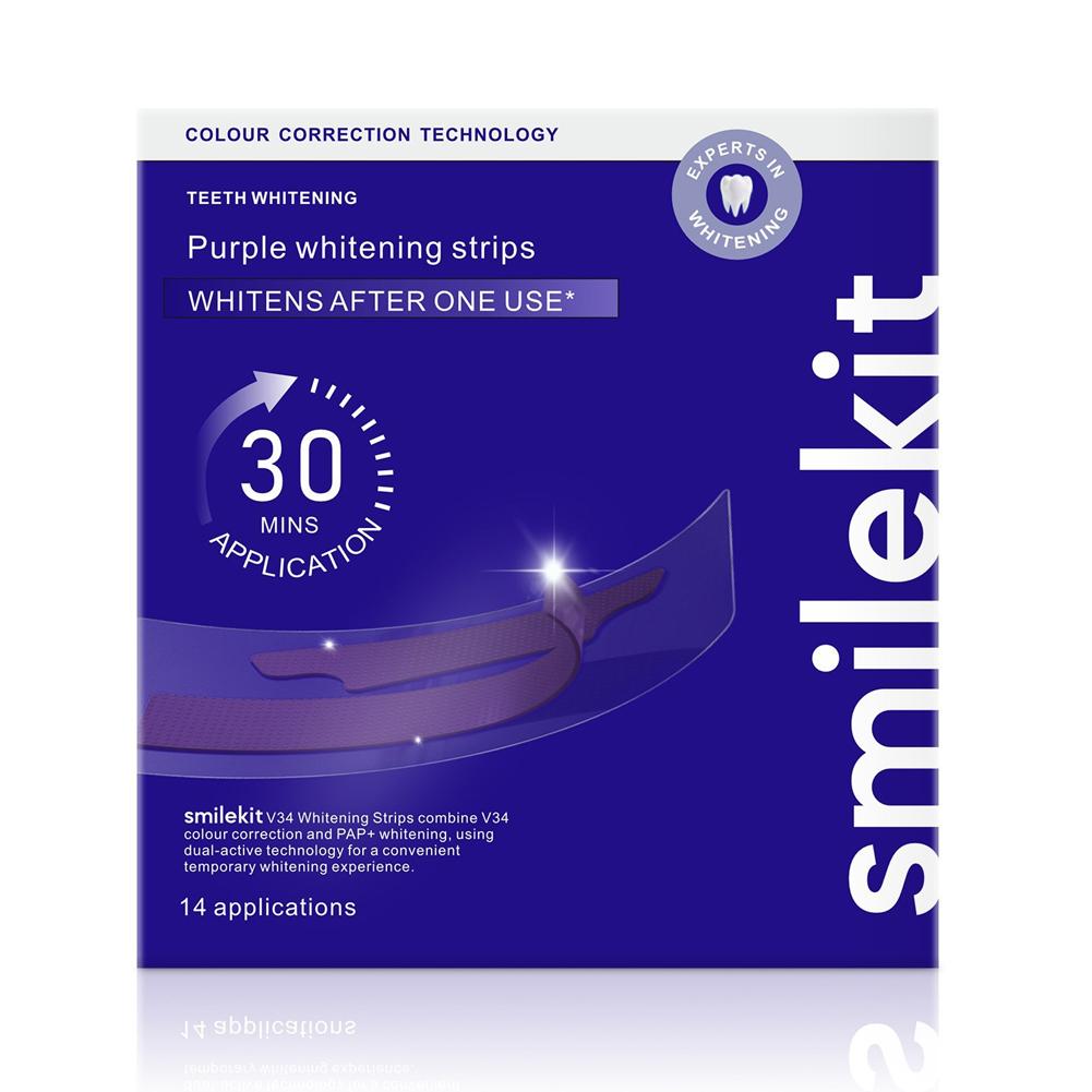 Teeth Whitening Quotes - ﻿ Strip Pemutih Gigi Smilekit Ungu