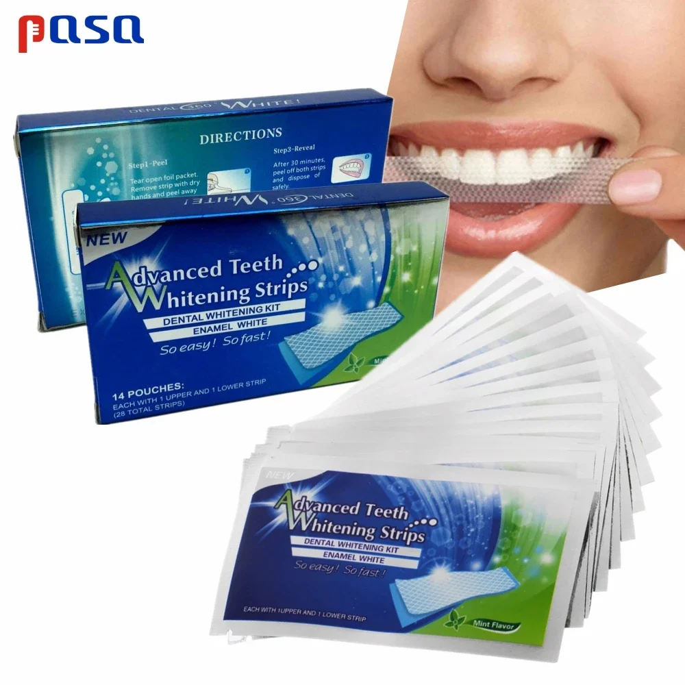Teeth Whitening Effects - 14/28 Buah Strip Pemutih Gigi 3D