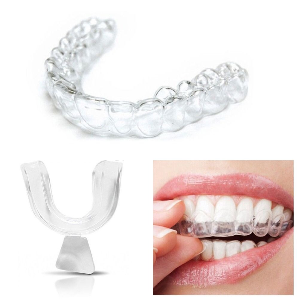 Teeth Whitening With Trays - Pelindung Mulut Malam Hari dari Silikon,