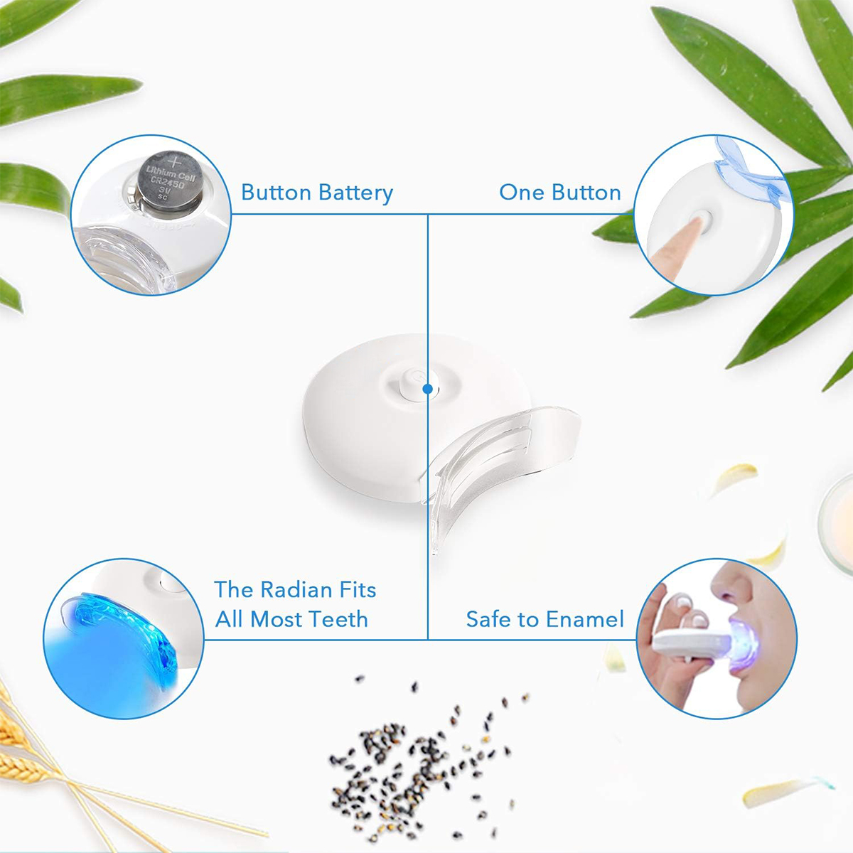 Kit pemutih gigi-5X lampu LED  - Teeth Whitening Quotes ulasan dan harga