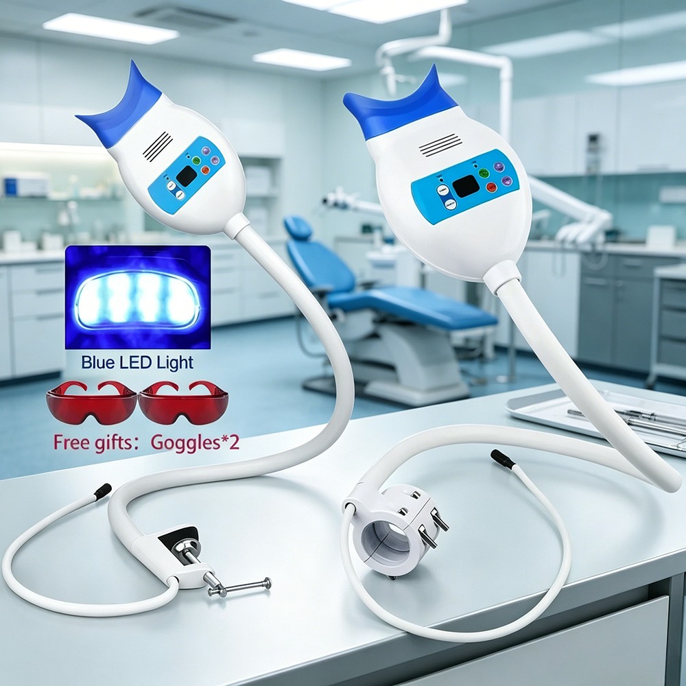 Mesin Pemutih Gigi Desktop Den - Teeth Whitening With Light ulasan dan harga