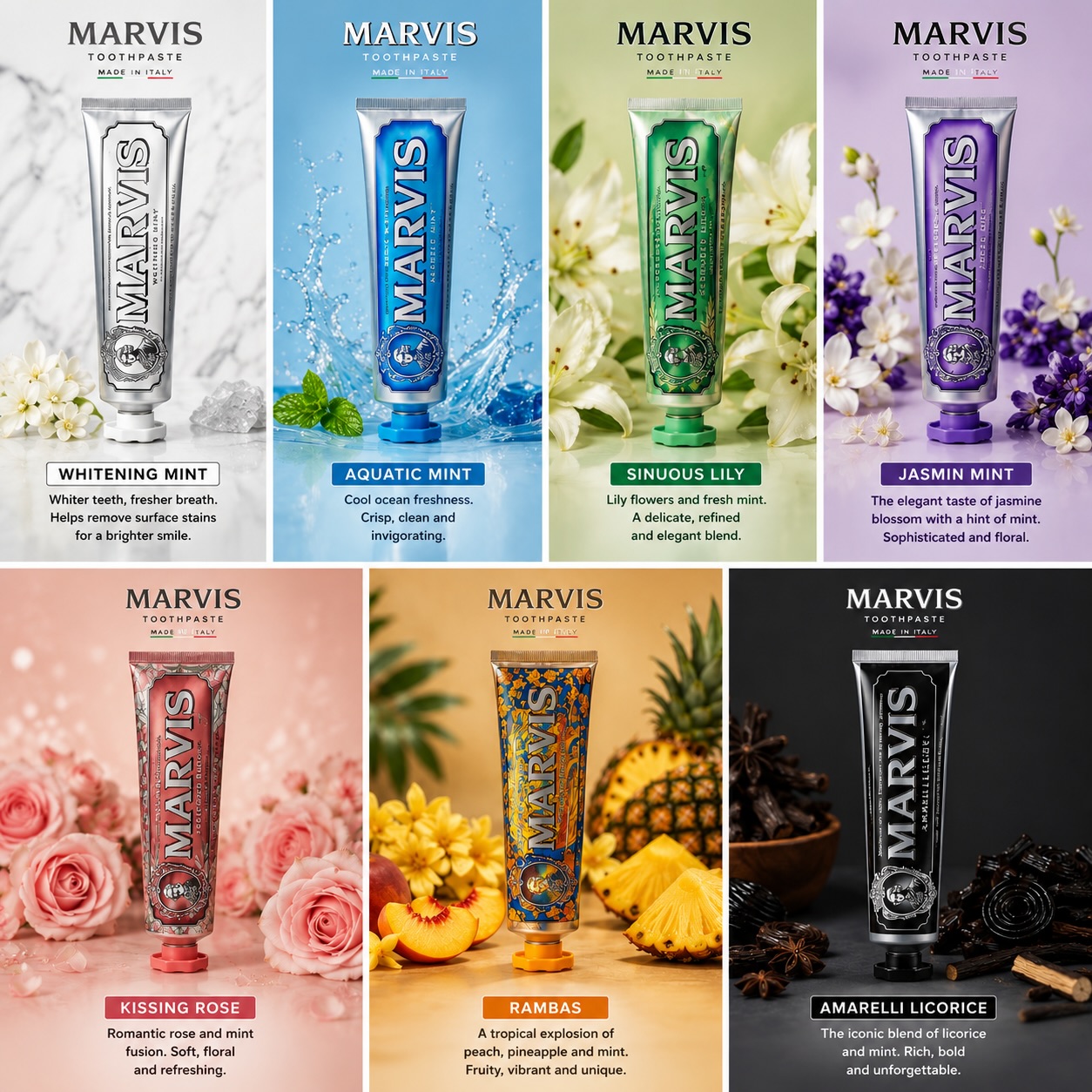 Pasta Gigi Marvis Whitening Pe - Teeth Whitening Marvis Toothpaste ulasan dan harga