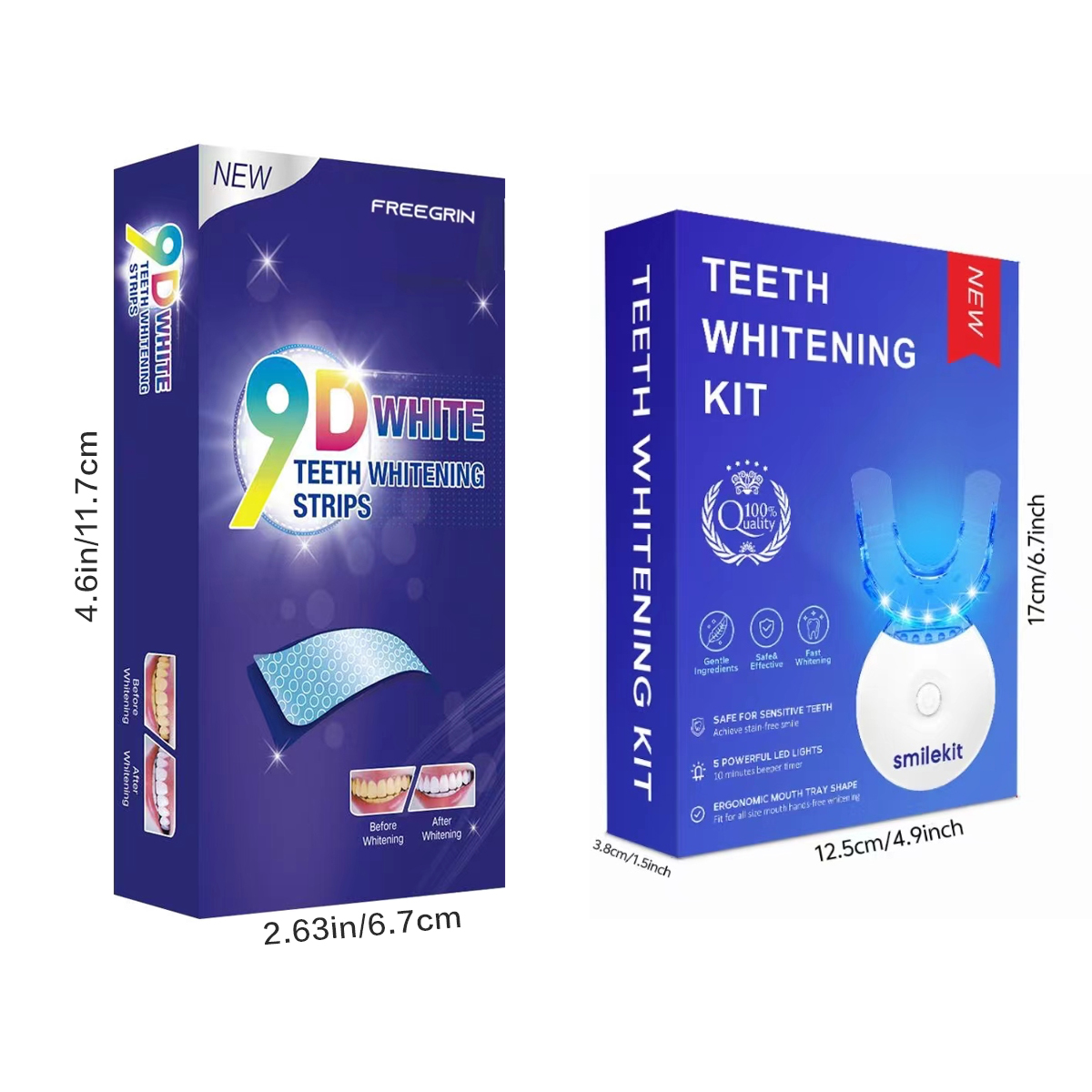 Kit pemutih gigi-5X lampu LED  - Teeth Whitening Quotes ulasan dan harga