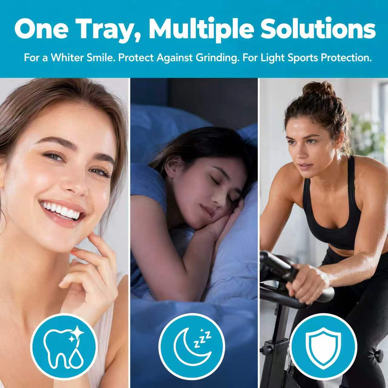 2/4/10 Buah Pelindung Mulut Si - Teeth Whitening With Trays ulasan dan harga