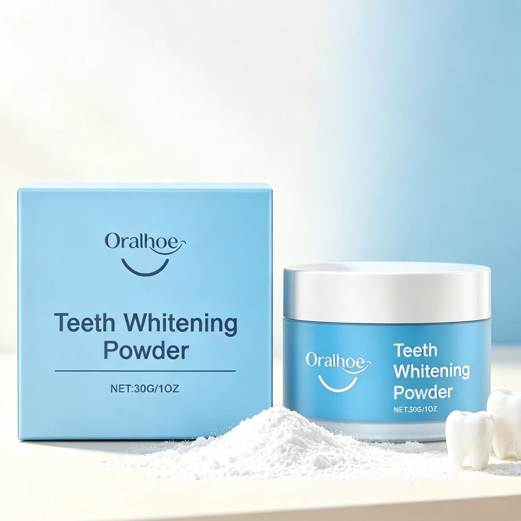 Bubuk Gigi Oralhoe untuk Membe - Teeth Whitening Quotes ulasan dan harga