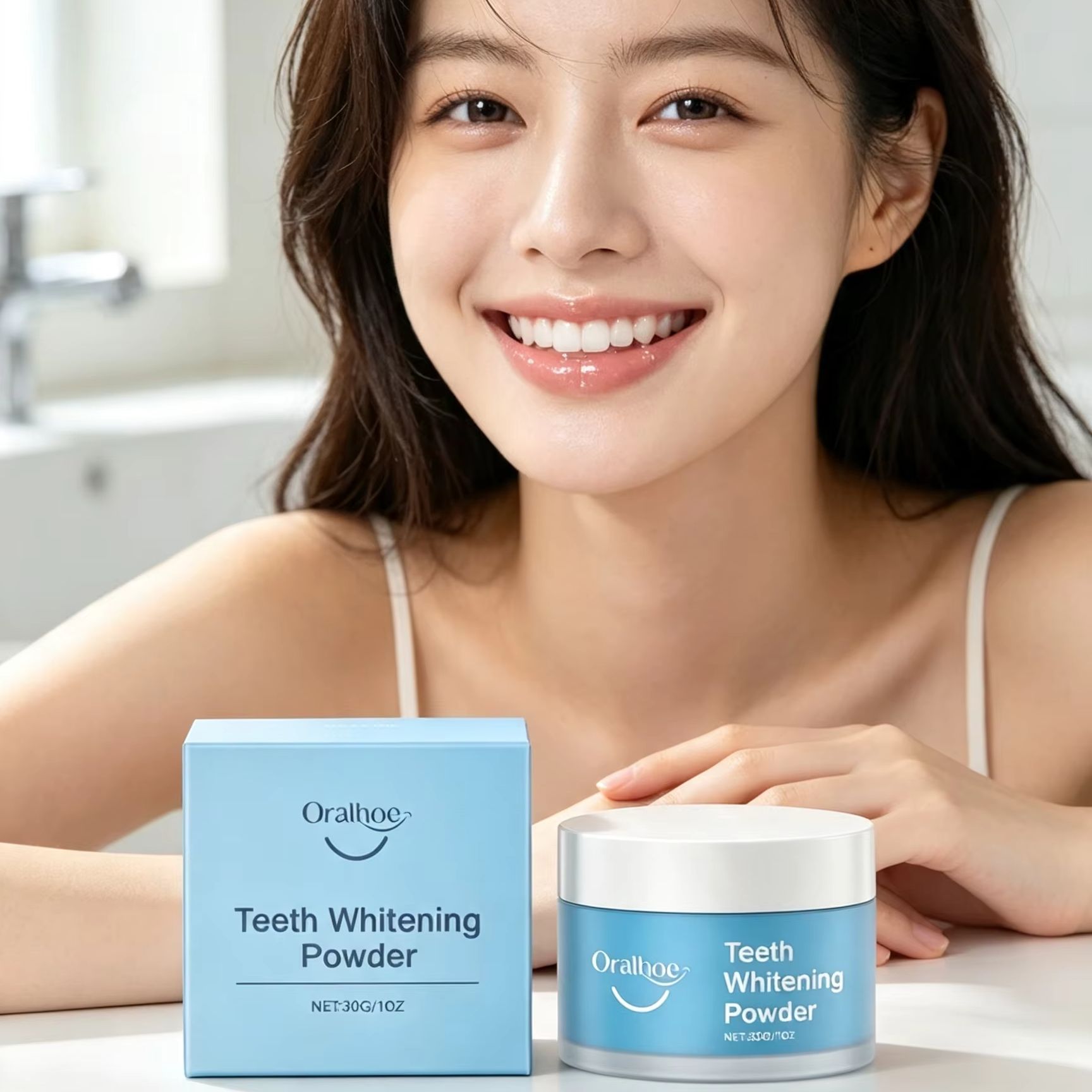 Bubuk Gigi Oralhoe untuk Membe - Teeth Whitening Quotes ulasan dan harga