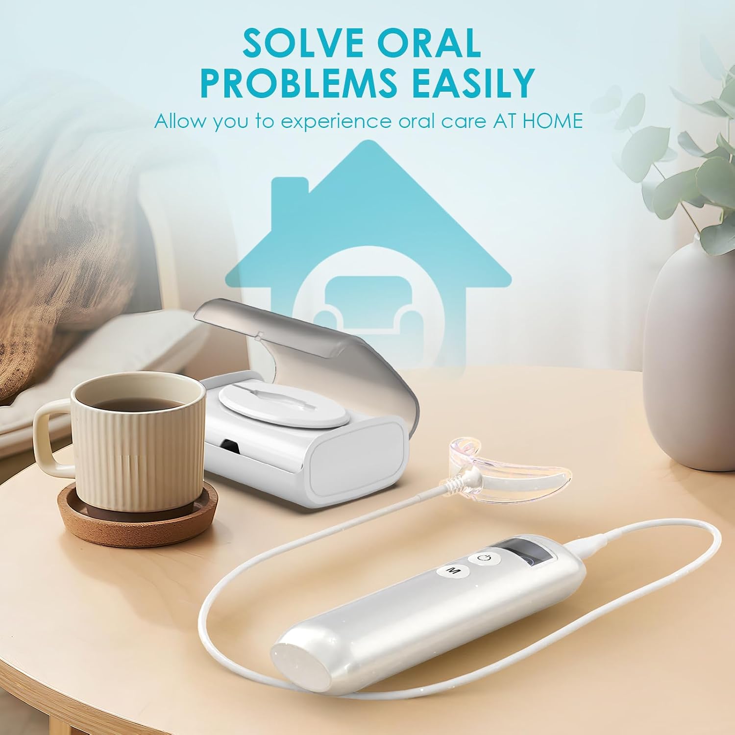 Alat Pemutih Gigi 16 LED Merah - Teeth Whitening With Trays ulasan dan harga