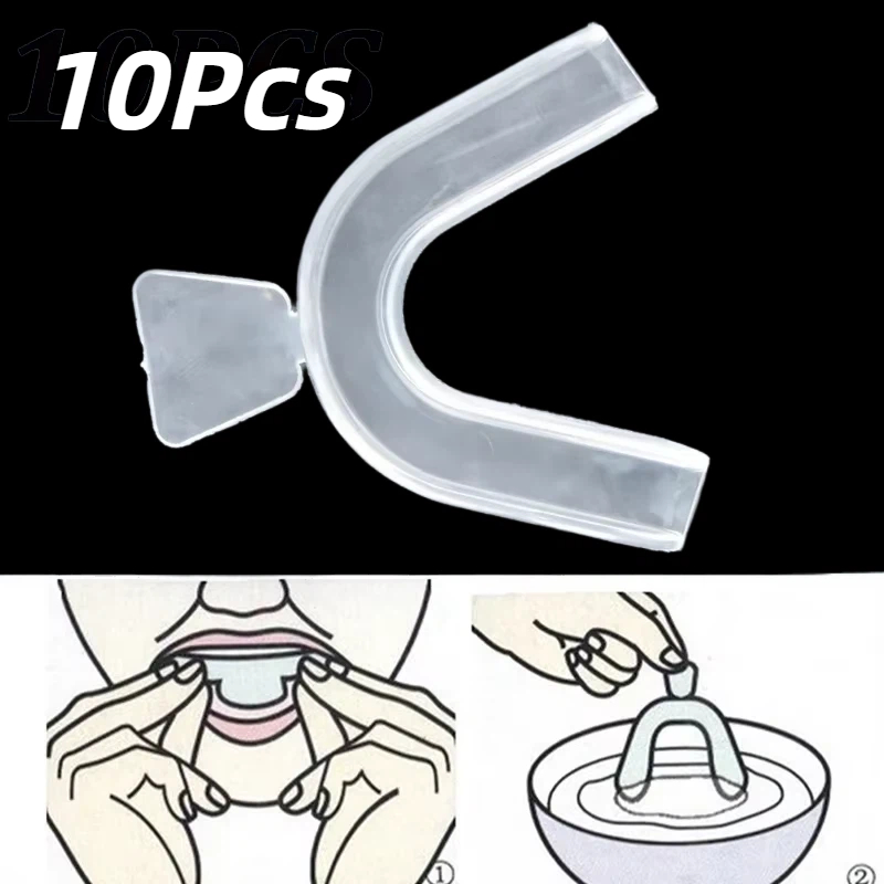 10Pcs/set Pelindung Mulut Sili - Teeth Whitening With Trays ulasan dan harga