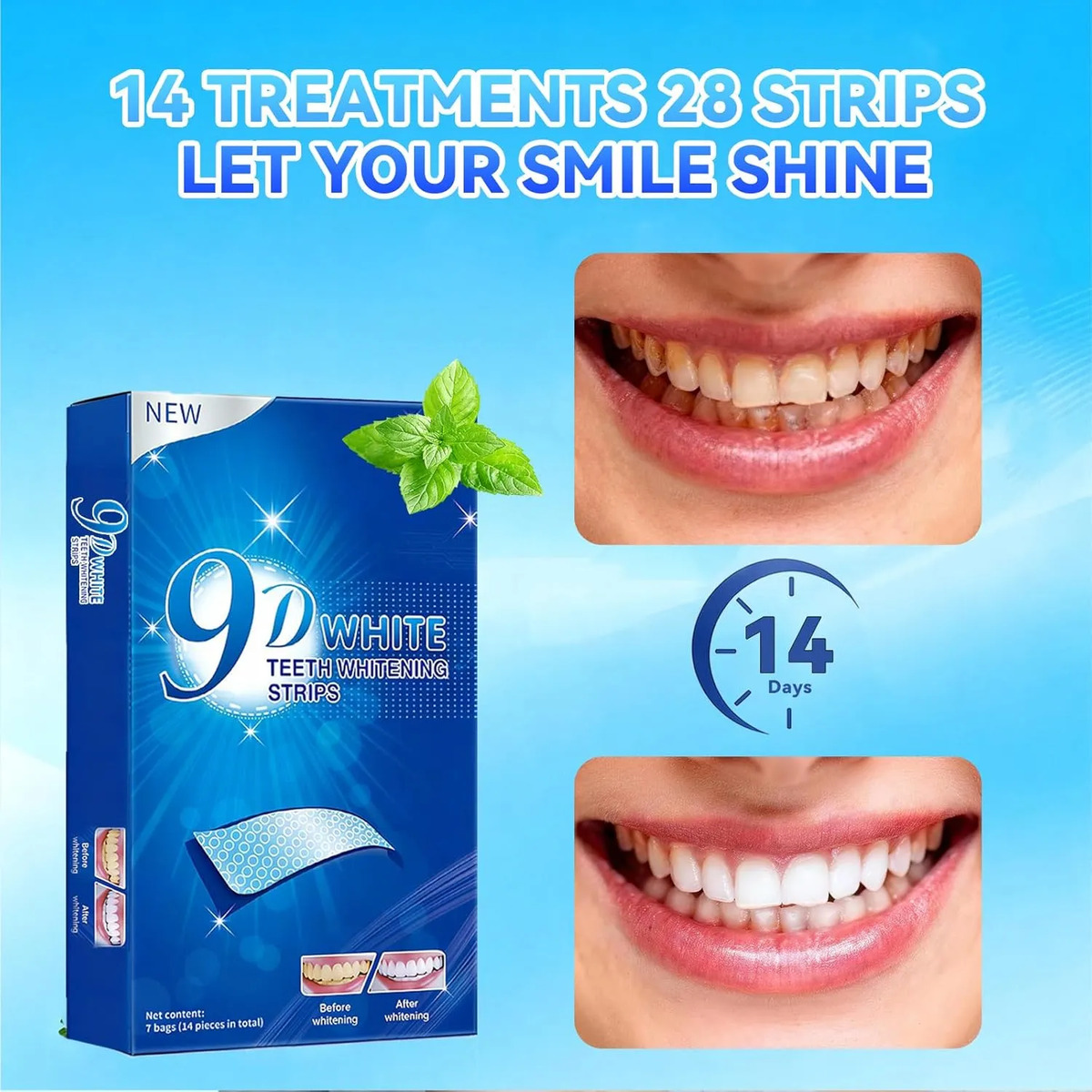 Strip Pemutih Gigi - Kit Pemut - Teeth Whitening Effects ulasan dan harga